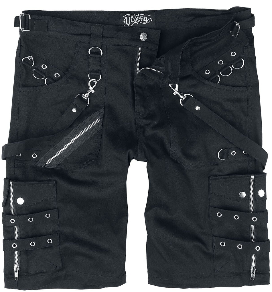Short Gothic de Vixxsin - Short Edham - 32 à 38 - pour Homme - noir - Vixxsin
