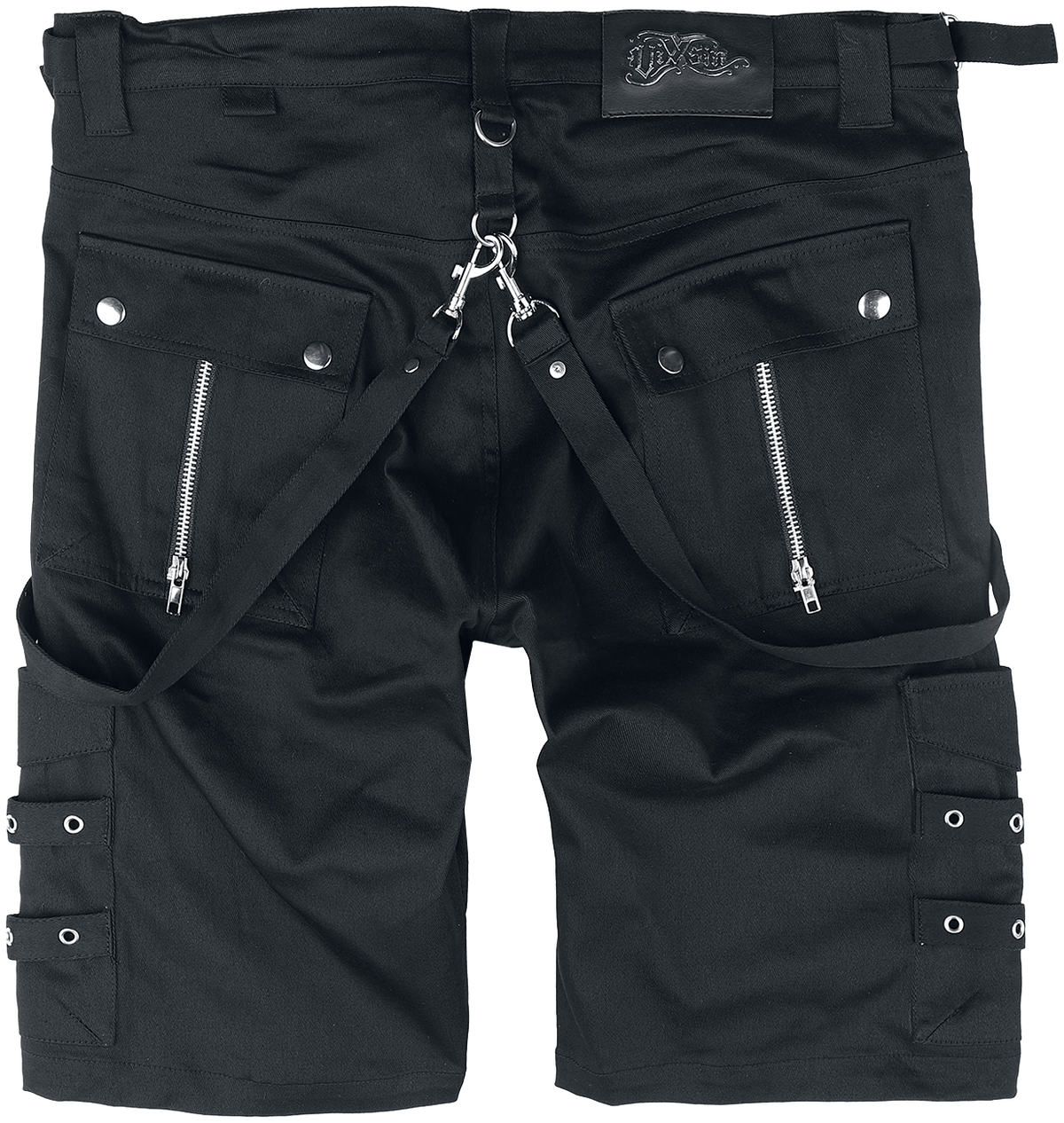 Short Gothic de Vixxsin - Short Edham - 32 à 38 - pour Homme - noir - Vixxsin - View 2