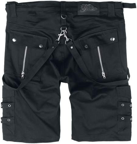 Short Gothic de Vixxsin - Short Edham - 32 à 38 - pour Homme - noir - Vixxsin - View 2