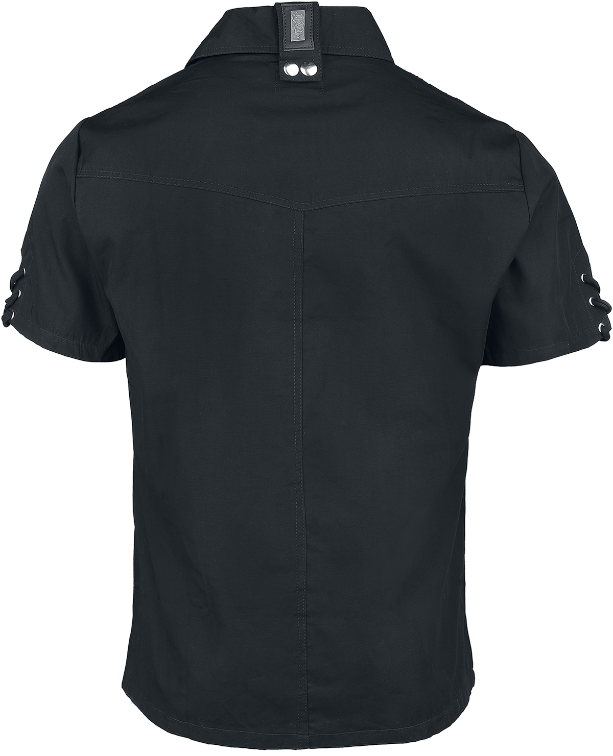 Chemise manches courtes Gothic de Vixxsin - Chemise Damion - S à 4XL - pour Homme - noir - Vixxsin - View 2