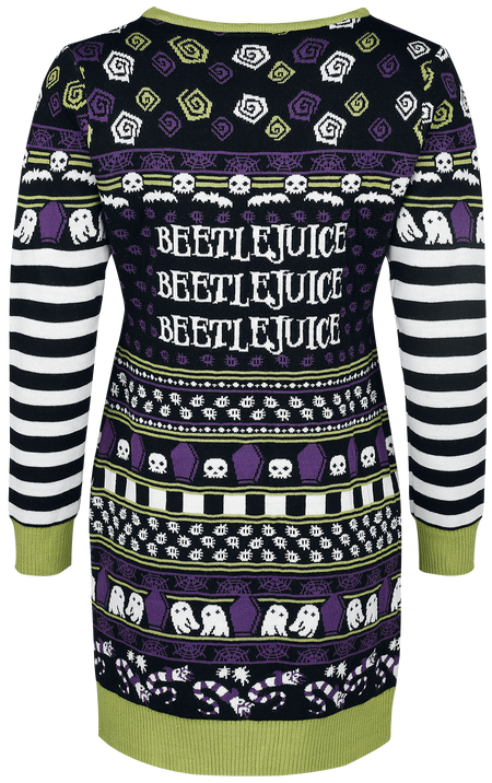 Robe mi-longue  de Beetlejuice - The Ghost With The Most - M à XXL - pour Femme - multicolore - Beetlejuice - View 2