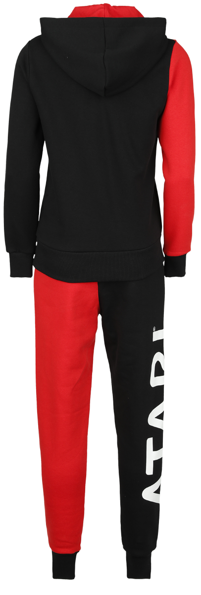 Survêtement Gaming de Atari - Rouge & Noir - Patchword de Couleurs - XS à XXL - pour Femme - noir/rouge - Atari - View 2