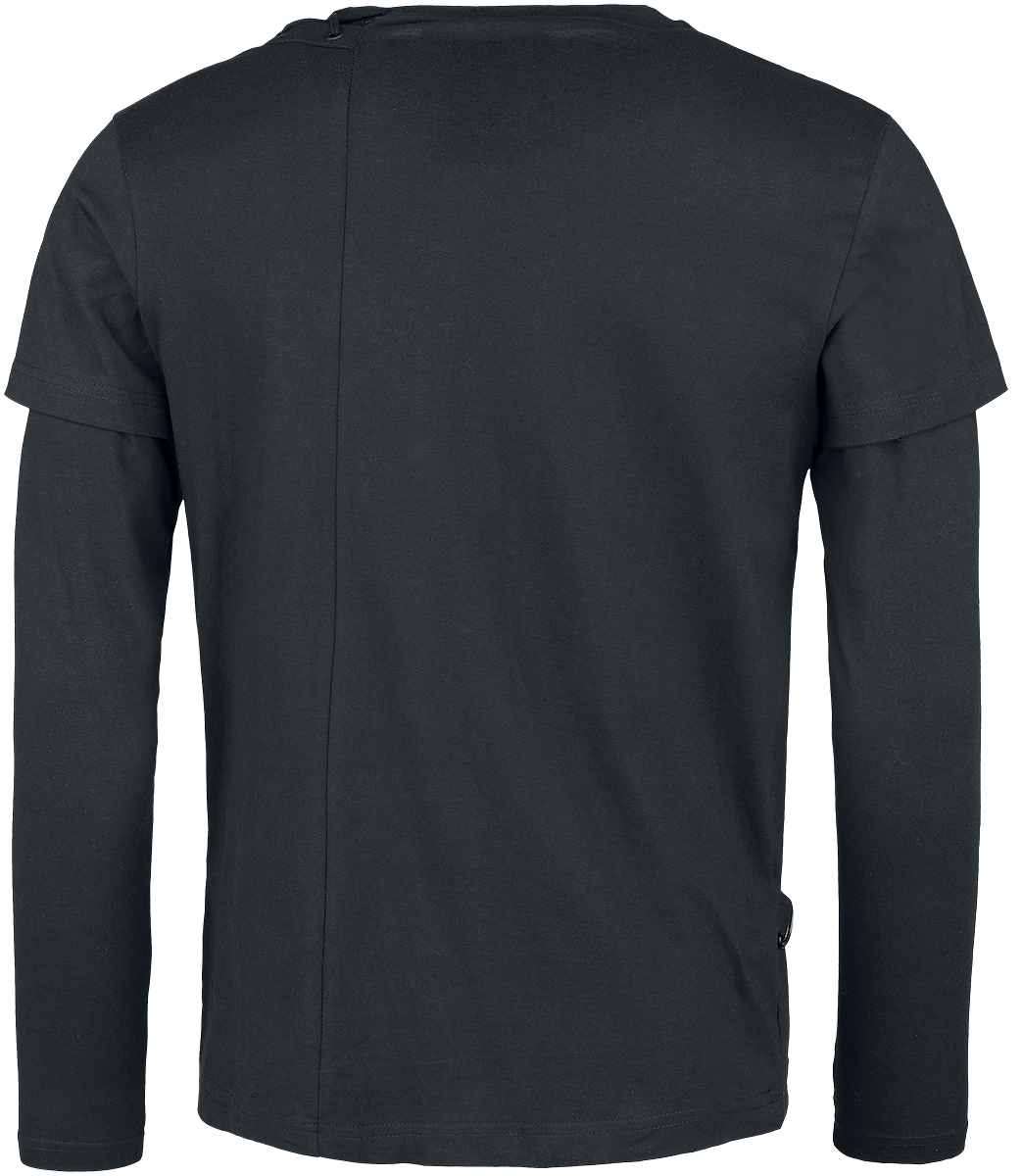 T-shirt manches longues Gothic de Vixxsin - Haut Cobain - S à 4XL - pour Homme - noir - Vixxsin - View 2