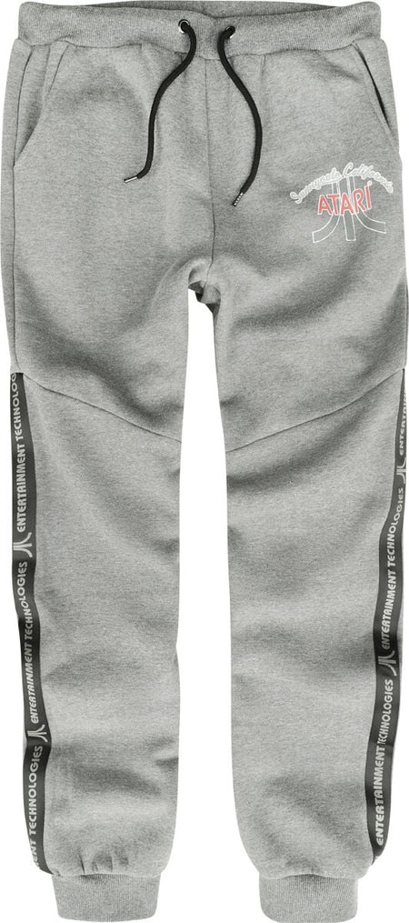 Bas de survêtement Gaming de Atari - Logo Vintage - M à L - pour Homme - gris chiné - Atari