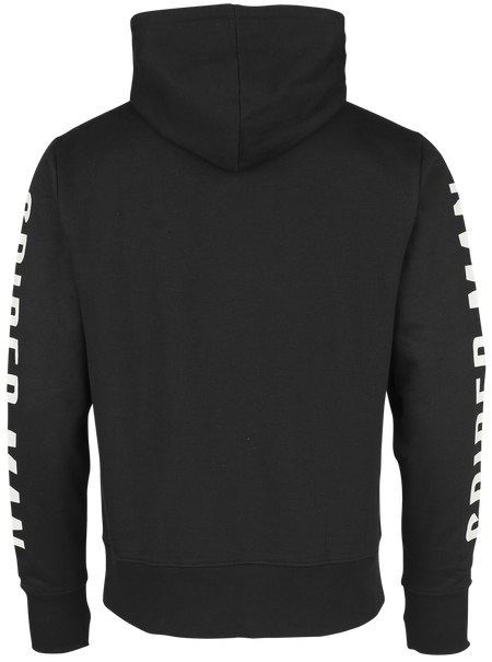 Sweat-shirt à capuche Disney de Spider-Man - Logo du Jeu - S à XXL - pour Homme - noir/gris - Spider-Man - View 2