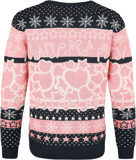 Pull de Noël Gaming de Pokémon - Rondoudou - S à XXL - pour Femme - rose/noir - Pokémon - View 2