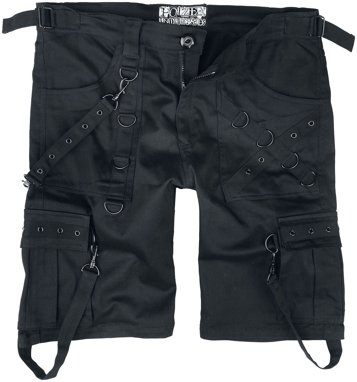Short Gothic de Poizen Industries - Short Danger - 30 à 38 - pour Homme - noir - Poizen Industries