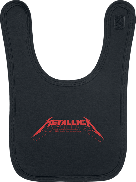 Bavoir  de Metallica - Metal-Kids - Logo - pour filles & garçonse - noir - metallica - View 2