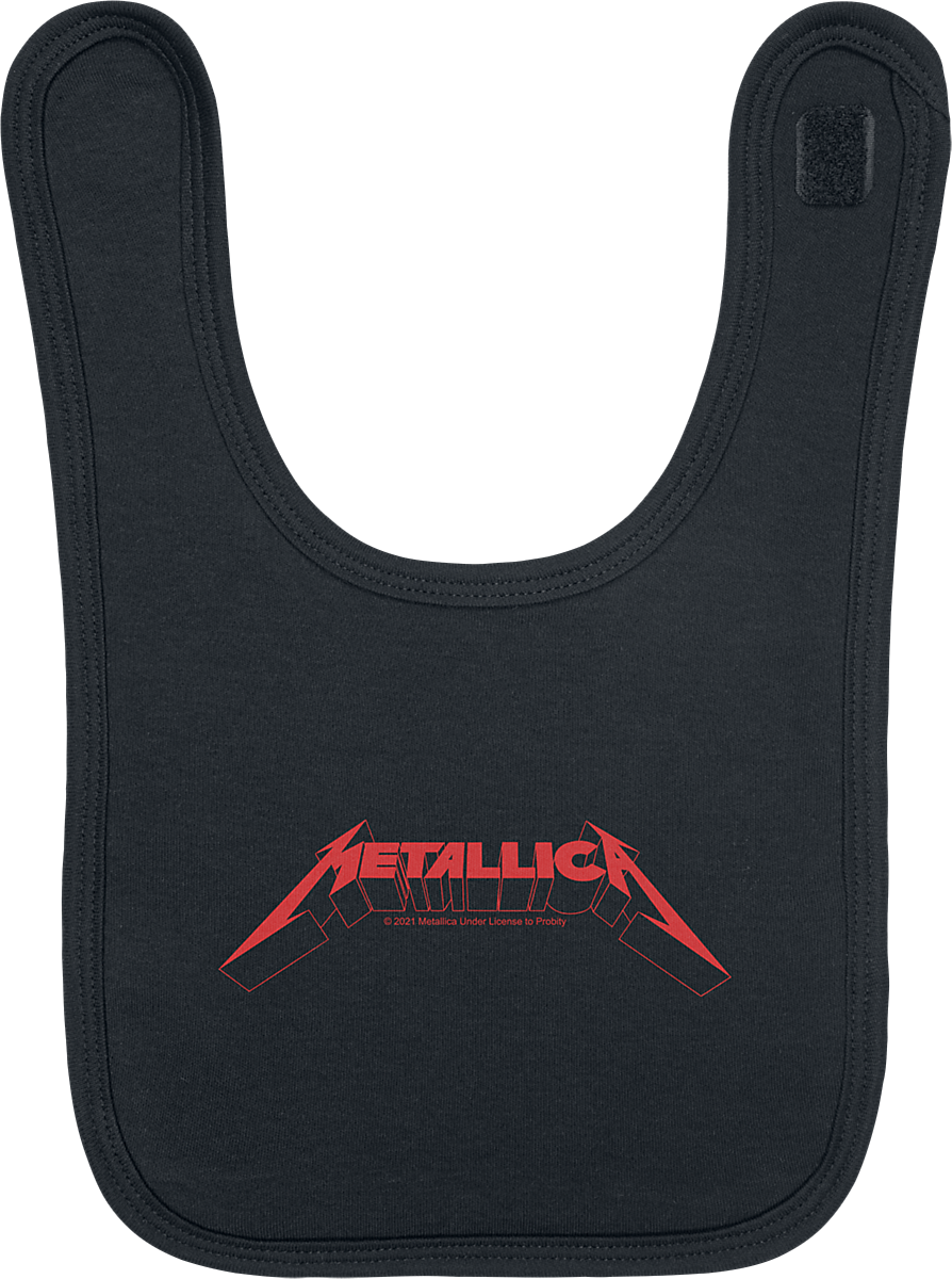 Bavoir  de Metallica - Metal-Kids - Logo - pour filles & garçonse - noir - metallica - View 2