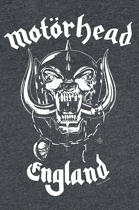 T-shirt  de Motörhead - Metal-Kids - England: Stencil - 92 à 164 - pour Enfants - anthracite - Motörhead - View 2