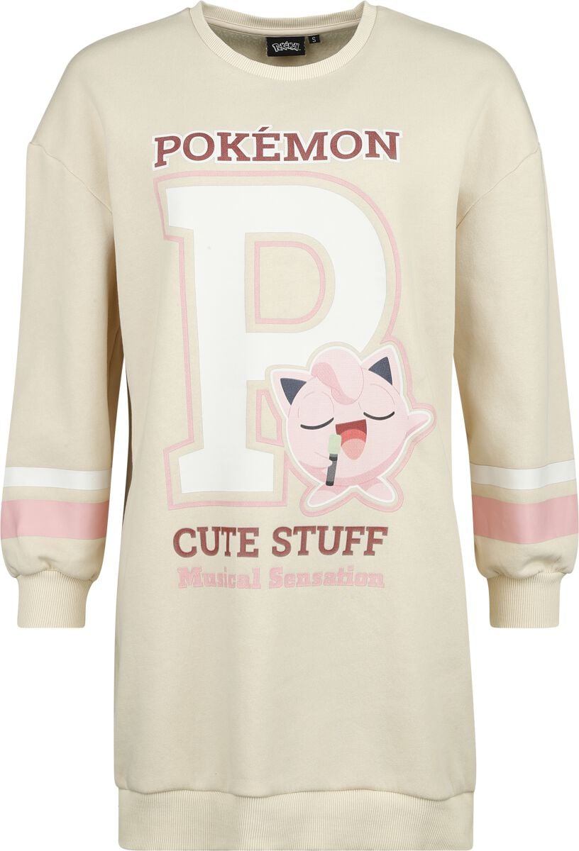 Sweat-shirt Gaming de Pokémon - Rondoudou - Cute Stuff - S à XL - pour Femme - beige - Pokémon