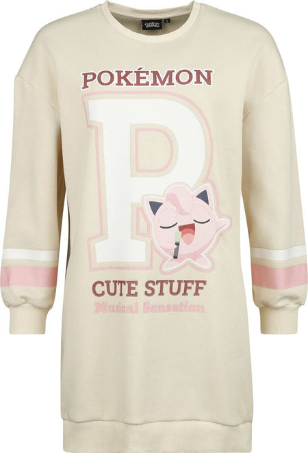 Sweat-shirt Gaming de Pokémon - Rondoudou - Cute Stuff - S à XL - pour Femme - beige - Pokémon