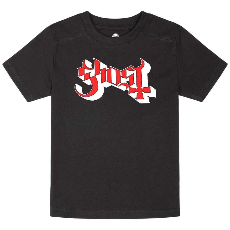 T-shirt  de Ghost - Metal-Kids - Logo - 92 à 164 - pour Enfants - noir - Ghost