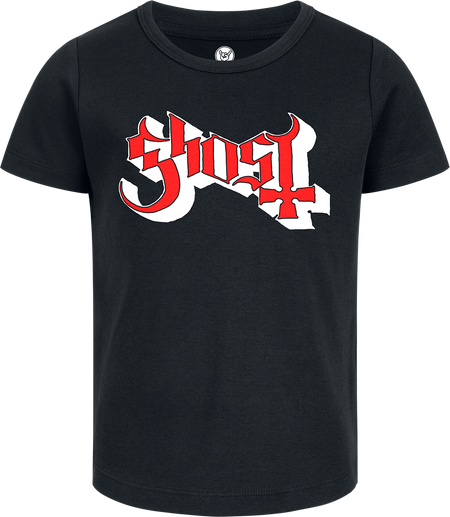 T-shirt  de Ghost - Metal-Kids - Logo - 92 à 164 - pour Enfants - noir - Ghost - View 2