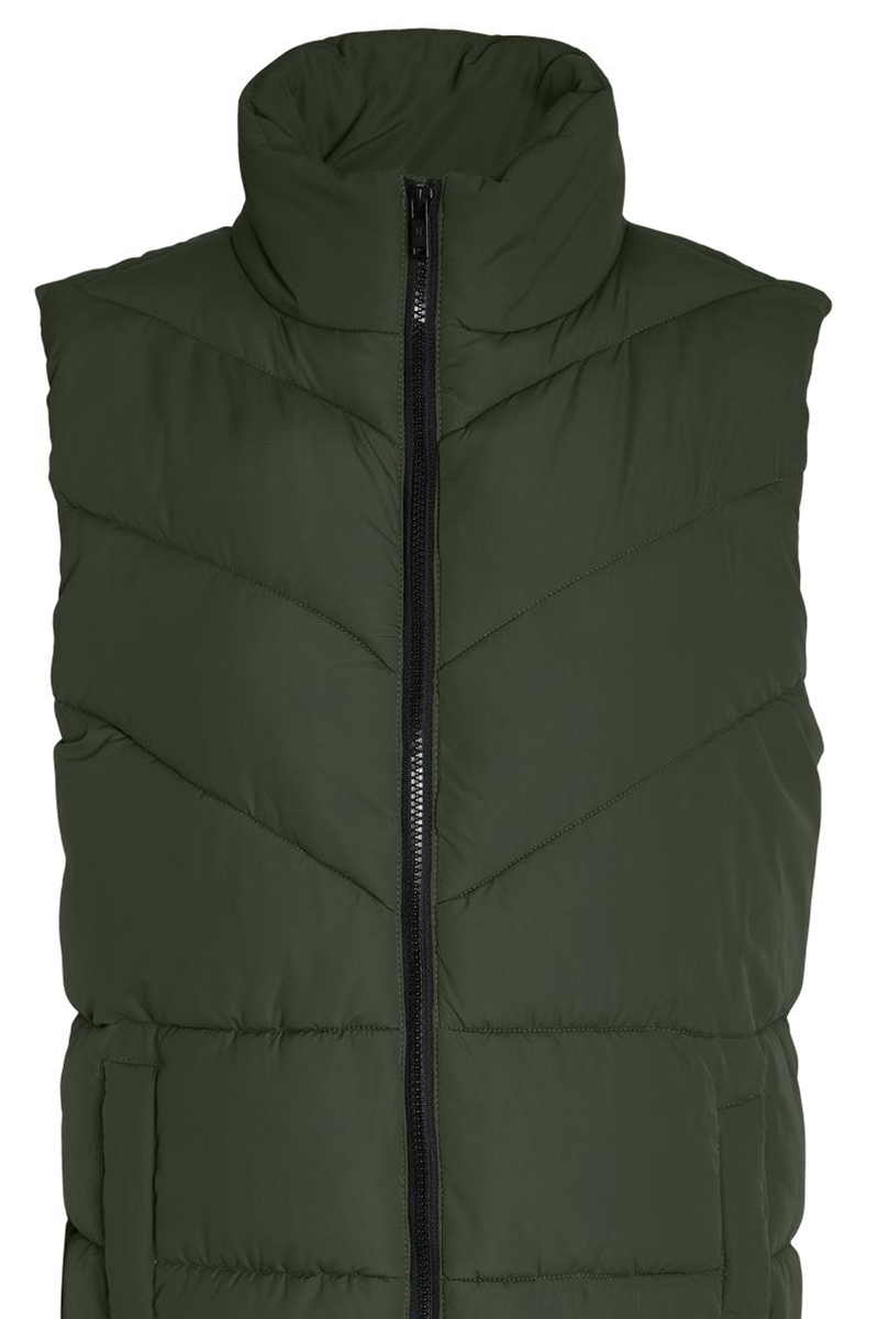 Veste  de Noisy May - Dalcon X FWD -  Gilet Long - XS à S - pour Femme - vert - Noisy May - View 2