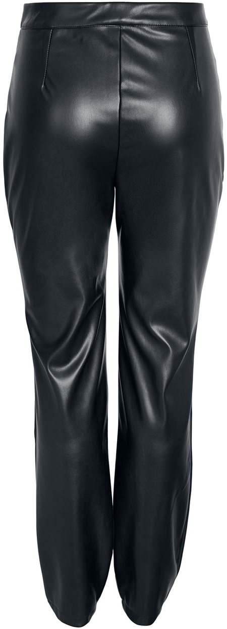 Pantalon imitation cuir  de Noisy May - Andy Moni PU - Panta-Court Taille Haute - W26L32 - pour Femme - noir - Noisy May - View 2