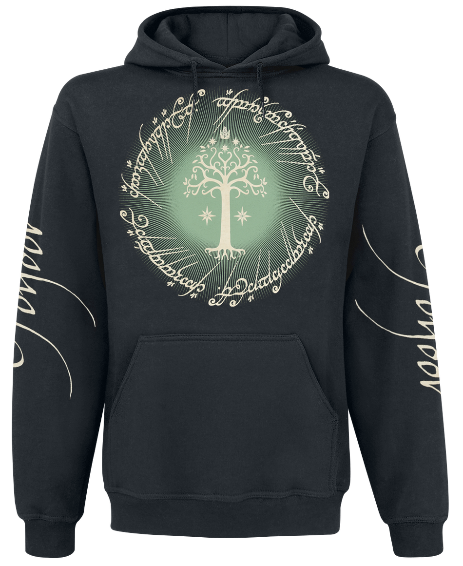 Sweat-shirt à capuche  de Le Seigneur Des Anneaux - Gondor - S à XXL - pour Homme - noir - Le Seigneur Des Anneaux - View 2