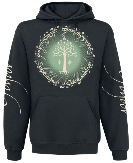 Sweat-shirt à capuche  de Le Seigneur Des Anneaux - Gondor - S à XXL - pour Homme - noir - Le Seigneur Des Anneaux - View 2