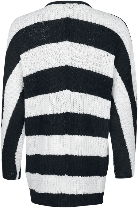 Gilets & Ponchos Gothic de Heartless - Gilet In a Daze - XS à 3XL - pour Femme - noir/blanc - Heartless - View 2