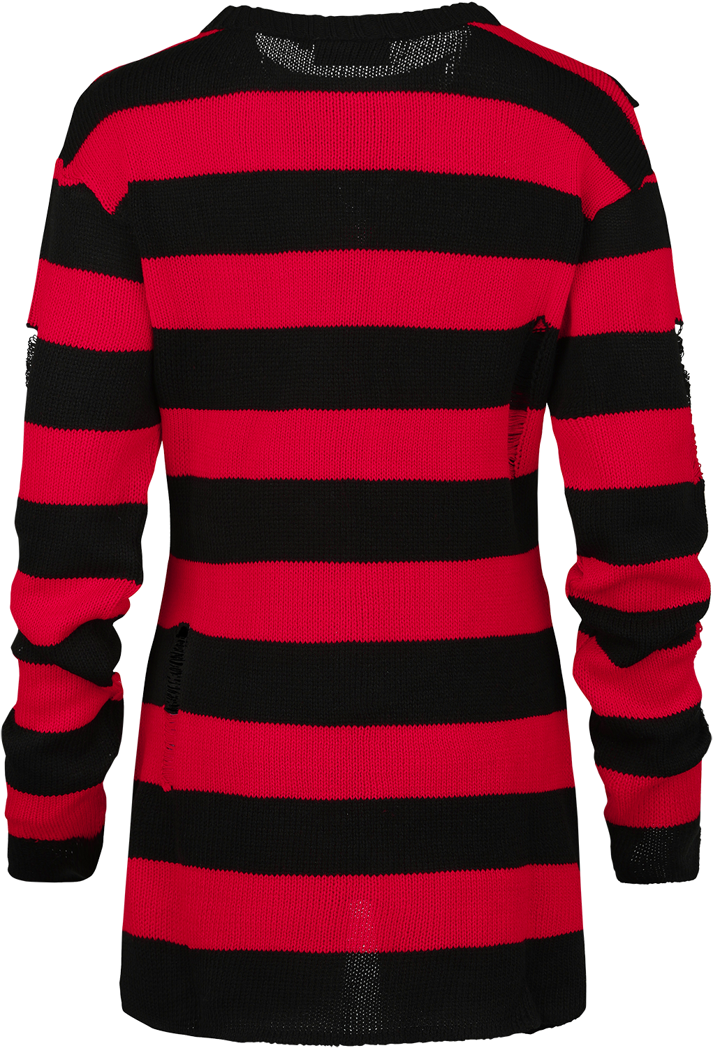 Pull tricoté Gothic de Heartless - Pull Oriana - XS à 4XL - pour Femme - rouge/noir - Heartless - View 2