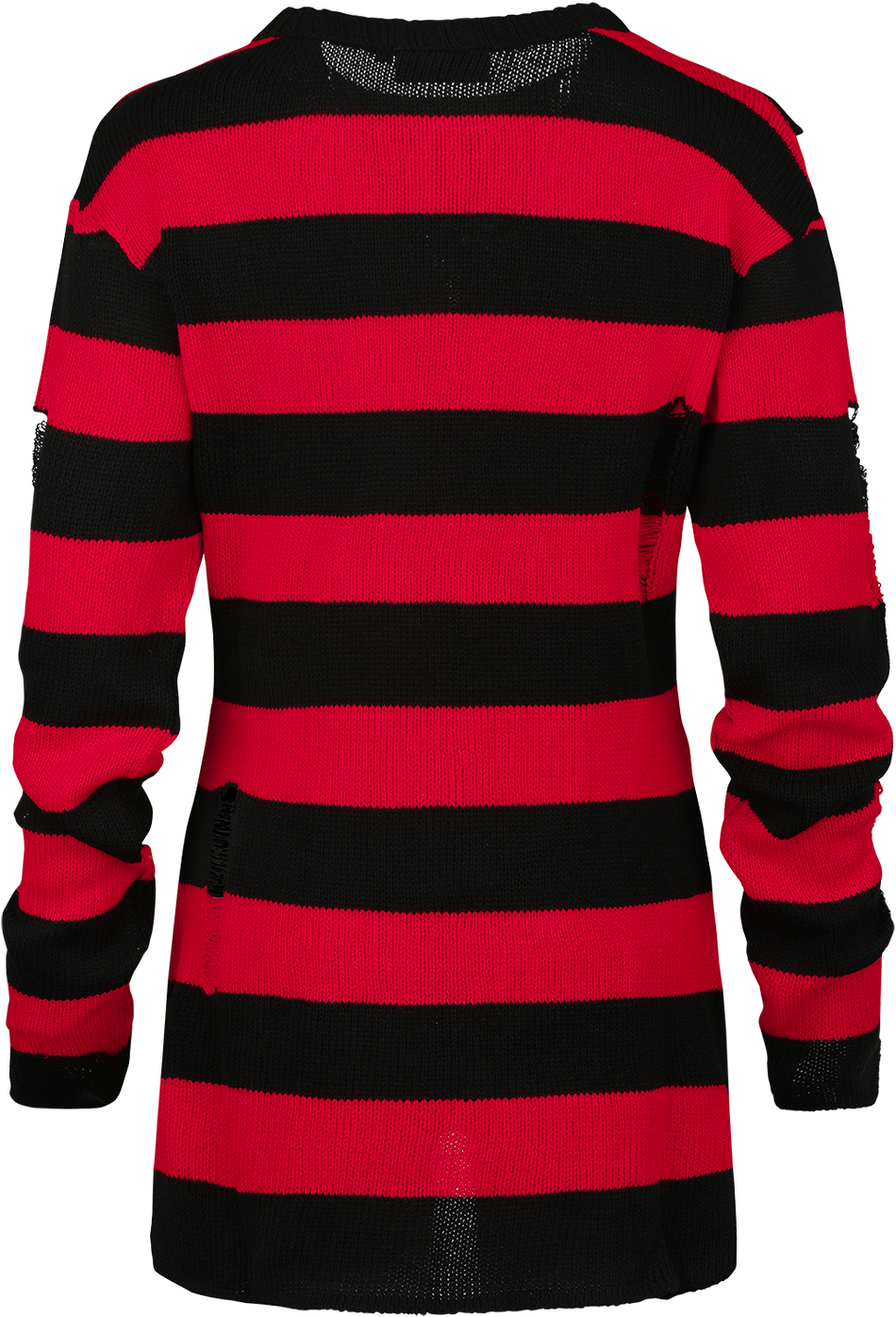 Pull tricoté Gothic de Heartless - Pull Oriana - XS à 4XL - pour Femme - rouge/noir - Heartless - View 2