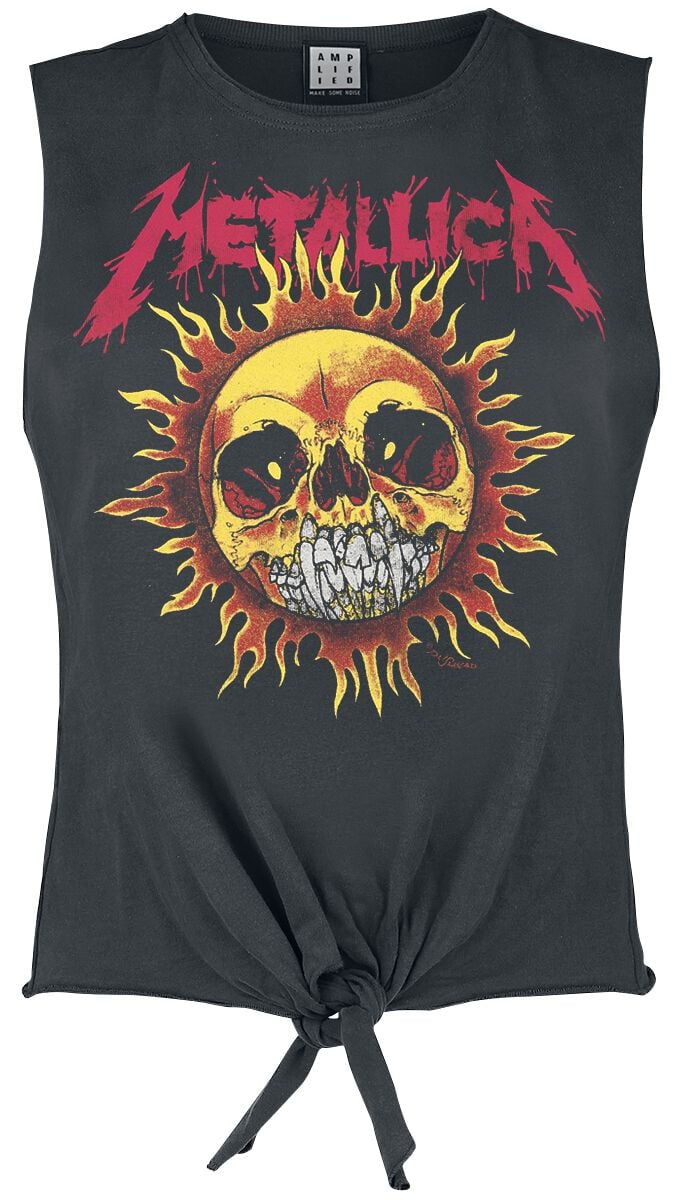 Top  de Metallica - Amplified Collection - Neon Sun - S à XL - pour Femme - anthracite - metallica