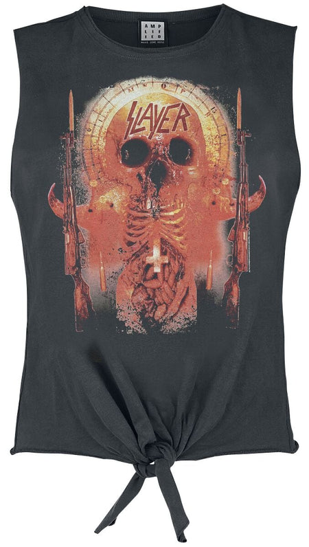 Top  de Slayer - Amplified Collection - Ribs - S à XL - pour Femme - anthracite - Slayer