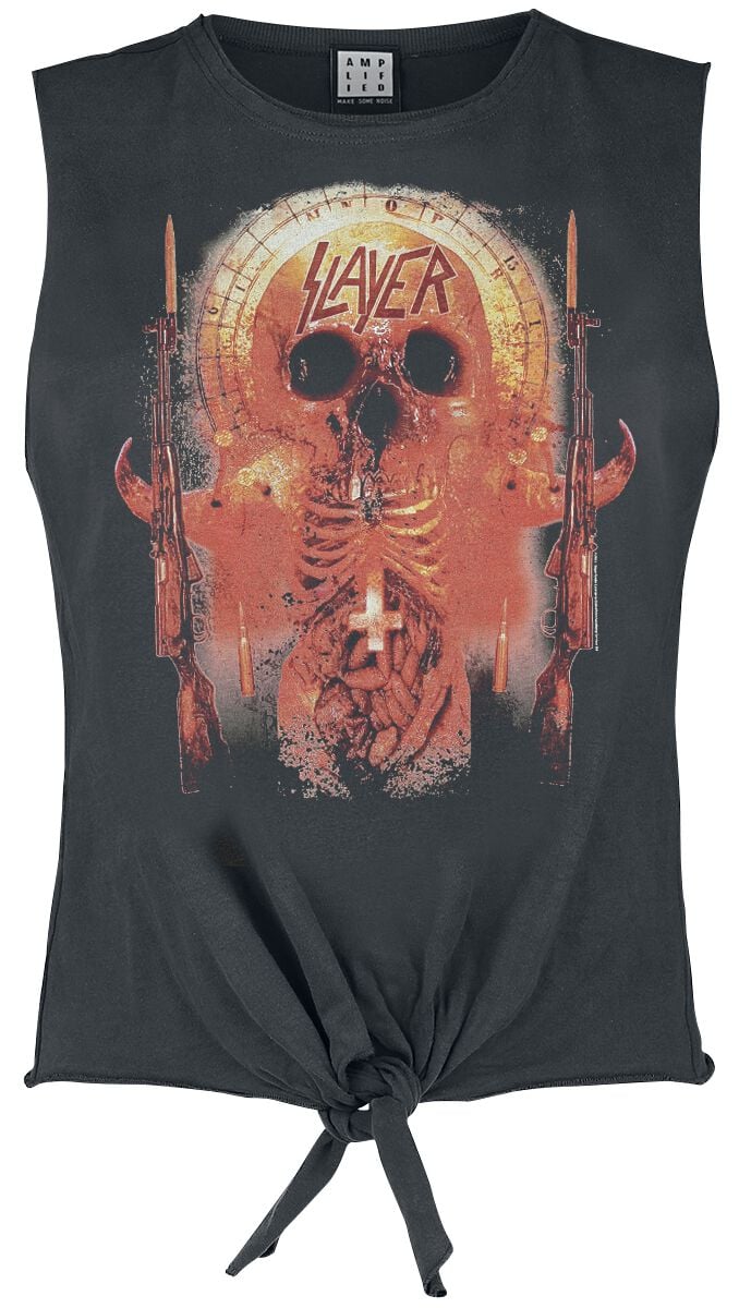 Top  de Slayer - Amplified Collection - Ribs - S à XL - pour Femme - anthracite - Slayer