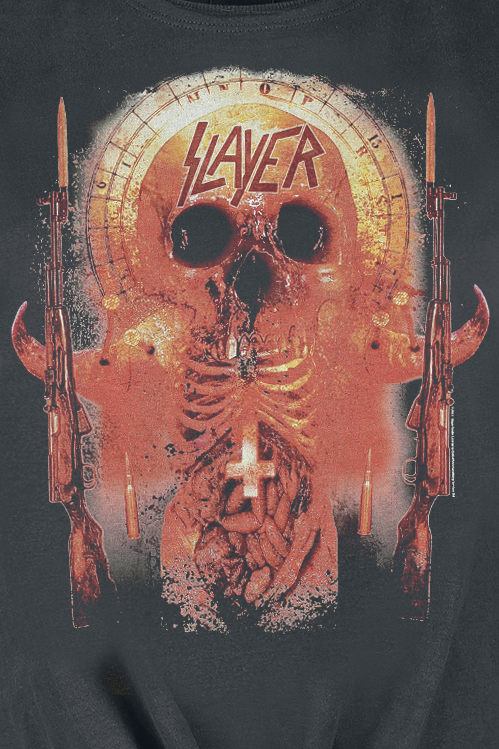 Top  de Slayer - Amplified Collection - Ribs - S à XL - pour Femme - anthracite - Slayer - View 2