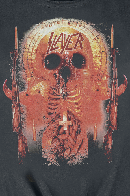 Top  de Slayer - Amplified Collection - Ribs - S à XL - pour Femme - anthracite - Slayer - View 2