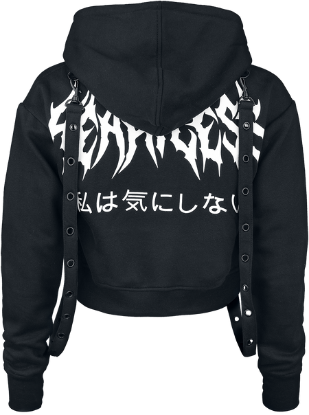 Sweat-shirt à capuche Gothic de Heartless - Sweat à Capuche Kyda - XS à 4XL - pour Femme - noir - Heartless - View 2