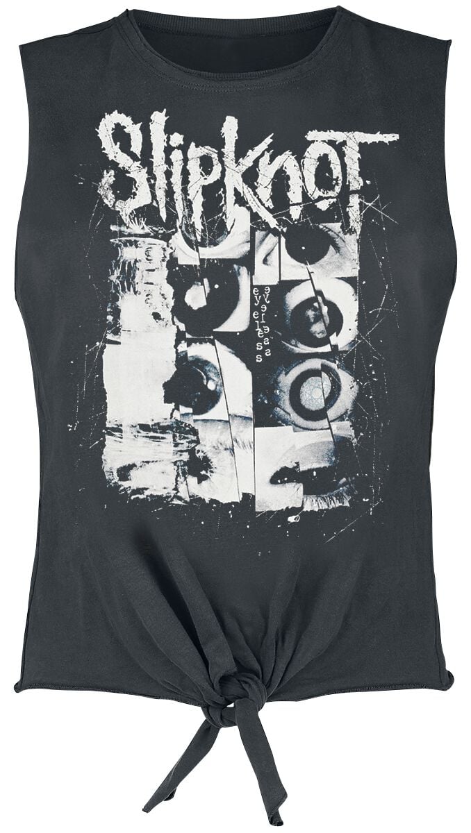 Top  de Slipknot - Amplified Collection - Eyes - L à XL - pour Femme - anthracite - Slipknot