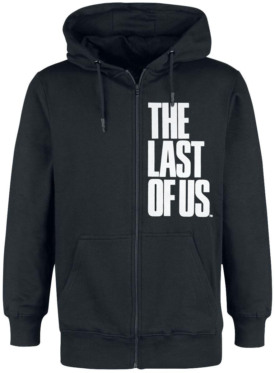 Sweat-shirt zippé à capuche Gaming de The Last Of Us - Inscription Graffiti Lucioles - S à XXL - pour Homme - noir - The Last Of Us