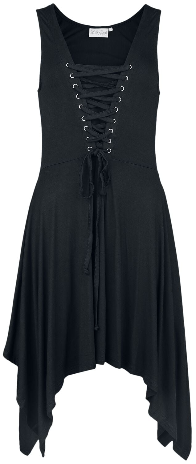 Robe courte Gothic de Innocent - Robe Euanthe - S à 4XL - pour Femme - noir - innocent