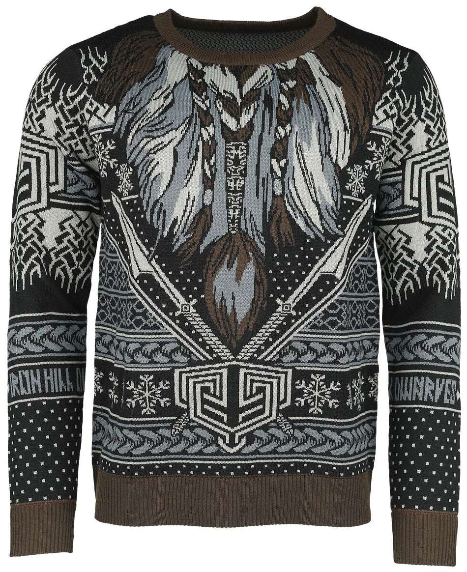 Pull de Noël  de Le Hobbit - Bifur - S à M - pour Homme - multicolore - Le Hobbit