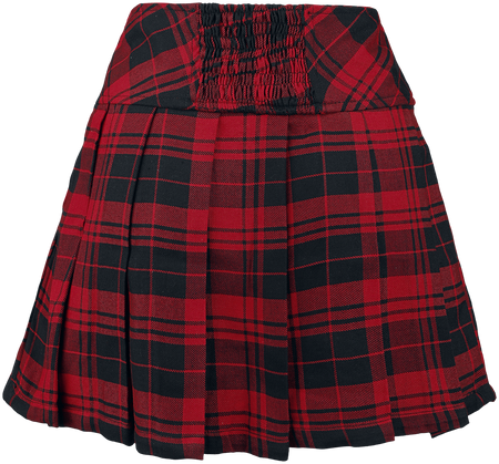 Jupe courte Gothic de Heartless - Jupe Zorya - XS à XXL - pour Femme - rouge/noir - Heartless - View 2