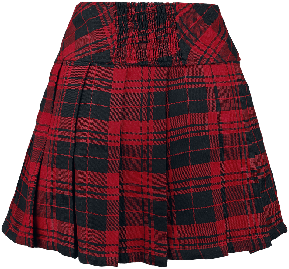 Jupe courte Gothic de Heartless - Jupe Zorya - XS à XXL - pour Femme - rouge/noir - Heartless - View 2