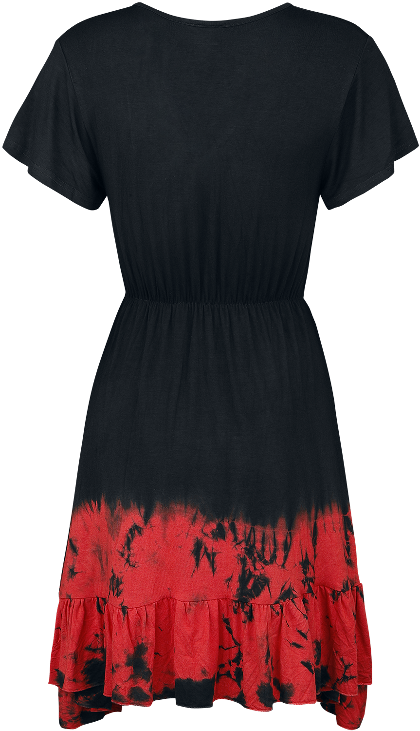 Robe courte Gothic de Innocent - Robe Megaera - S à 4XL - pour Femme - noir/rouge - innocent - View 2
