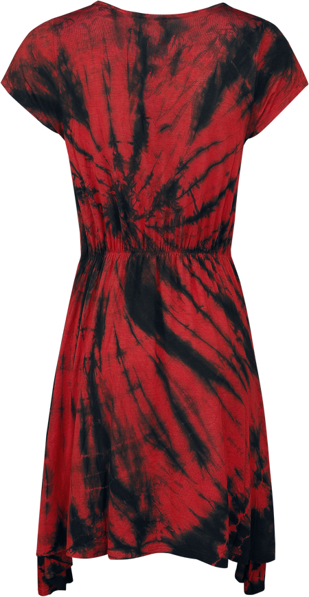 Robe courte Gothic de Innocent - Robe Erato - M à 4XL - pour Femme - rouge/noir - innocent - View 2