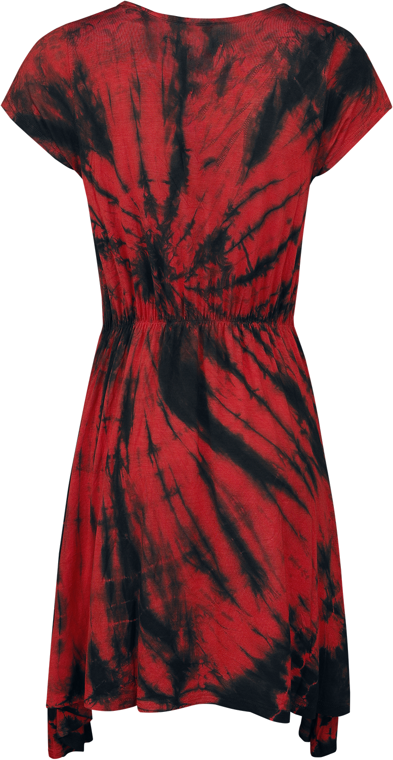 Robe courte Gothic de Innocent - Robe Erato - M à 4XL - pour Femme - rouge/noir - innocent - View 2