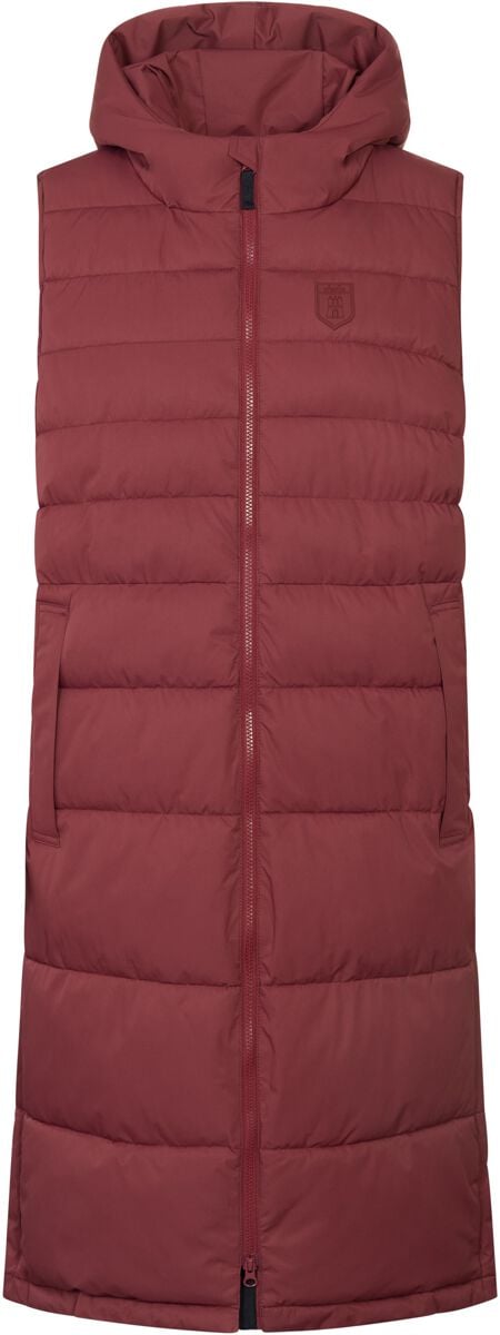 Veste  de Derbe Hamburg - Vestholm Long - XS à XL - pour Femme - rouge - derbe hamburg