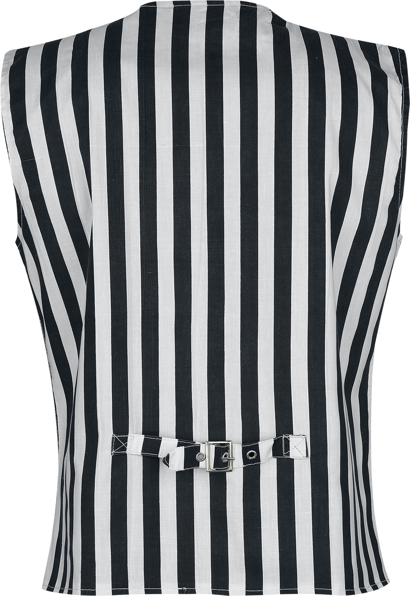 Veste Gothic de Altana Industries - Veston Rayé - S à XXL - pour Homme - noir/blanc - Altana Industries - View 2