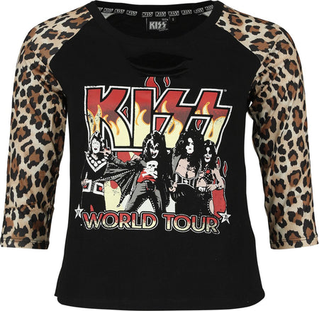 T-shirt manches longues  de Kiss - EMP Signature Collection - S à XXL - pour Femme - multicolore - Kiss