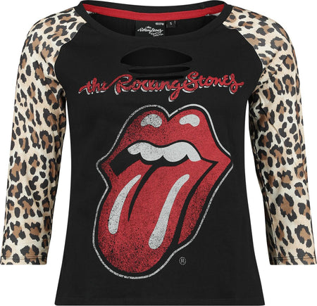 T-shirt manches longues  de The Rolling Stones - EMP Signature Collection - M à XL - pour Femme - multicolore - The Rolling Stones