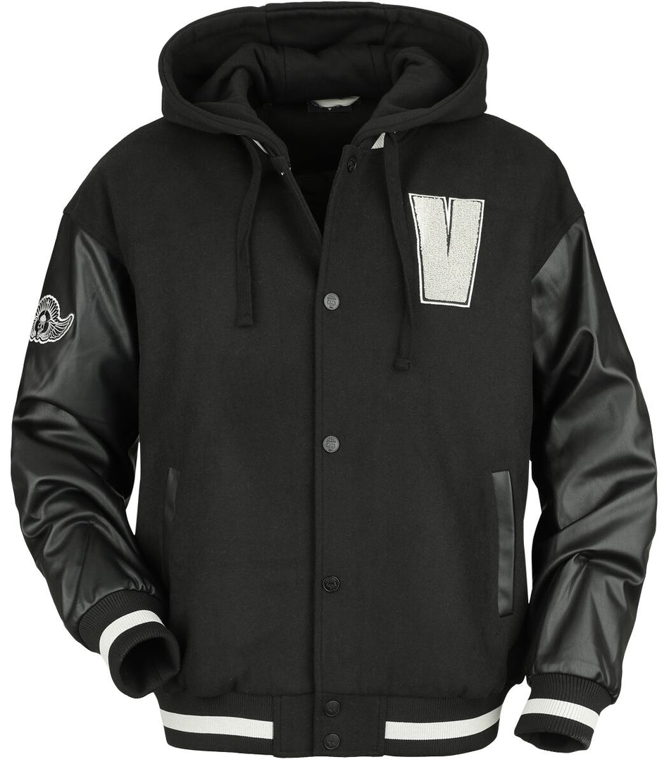 Veste Varsity  de Volbeat - EMP Signature Collection - M à XXL - pour Homme - noir/gris - Volbeat