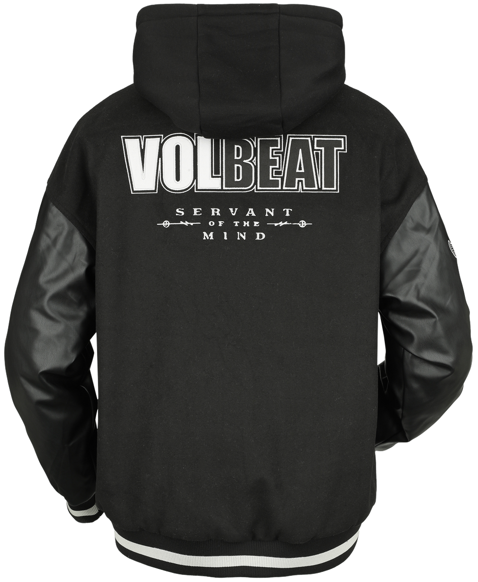 Veste Varsity  de Volbeat - EMP Signature Collection - M à XXL - pour Homme - noir/gris - Volbeat - View 2