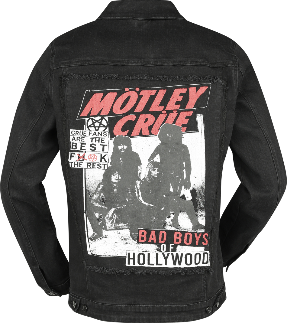 Veste en Jean  de Mötley Crüe - EMP Signature Collection - L à XXL - pour Homme - noir - Mötley Crüe - View 2