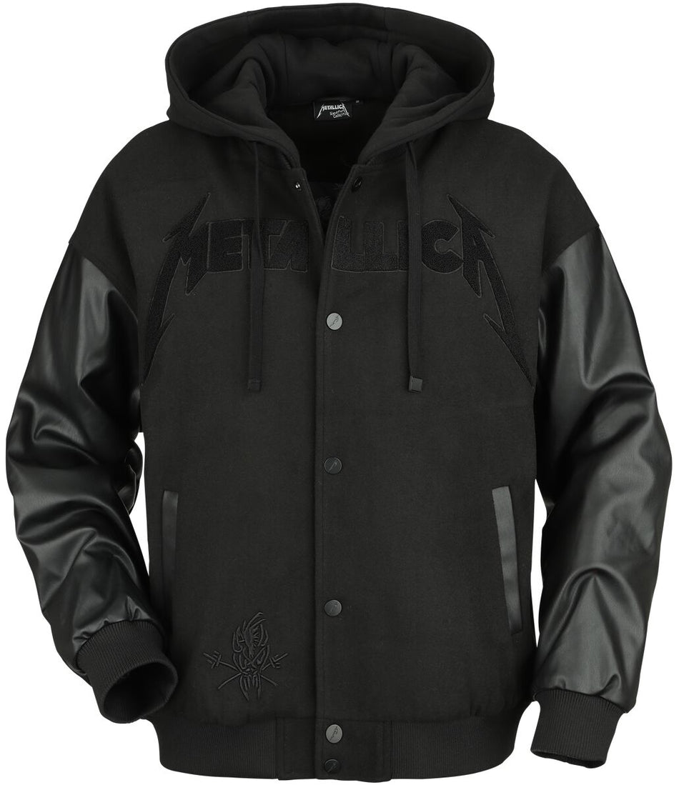 Veste Varsity  de Metallica - EMP Signature Collection - L à XL - pour Homme - noir - metallica