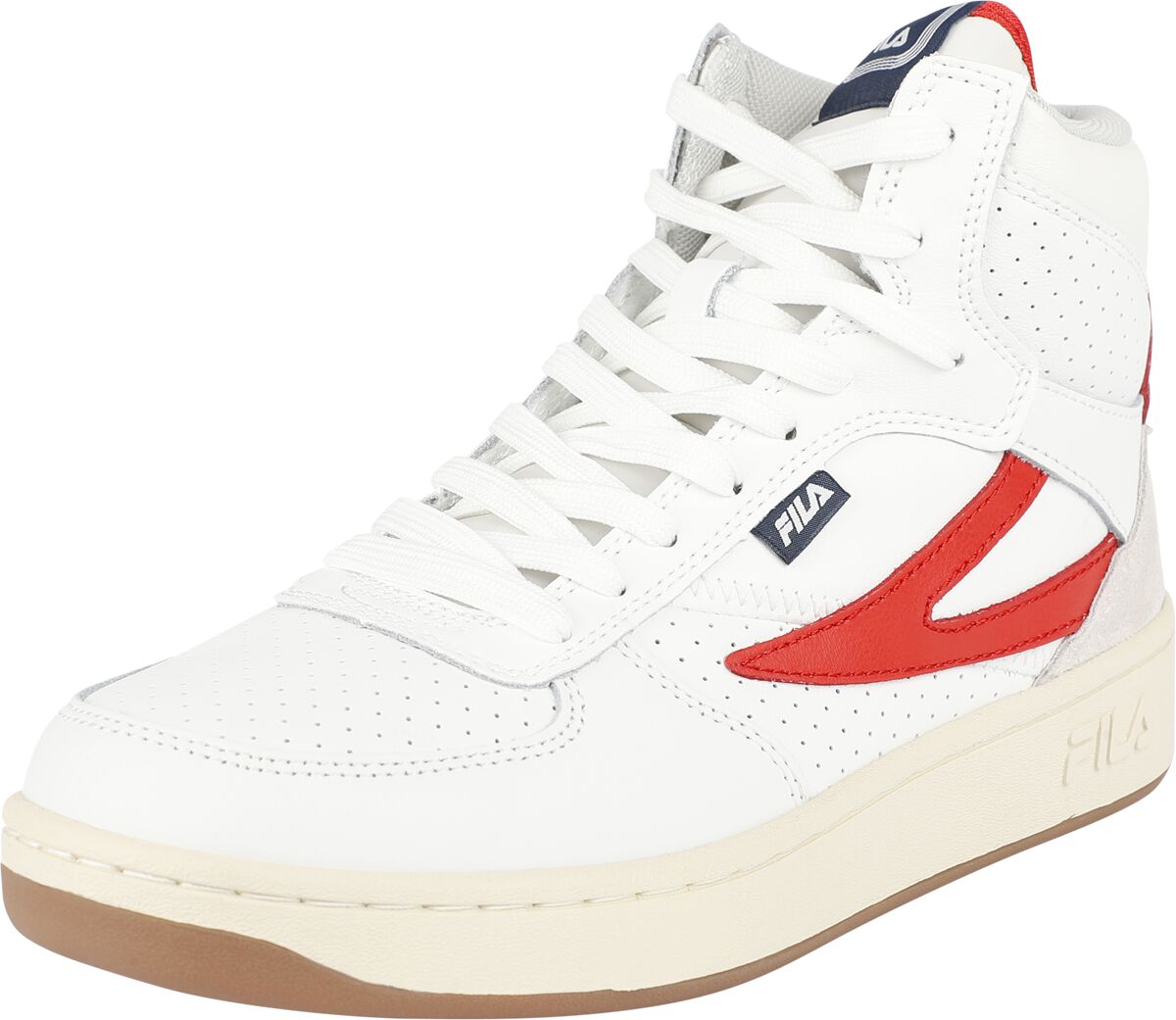 Baskets hautes  de Fila - FILA SEVARO mid wmn - EU36 - pour Femme - blanc/rouge - Fila