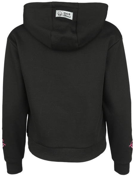 Sweat-shirt à capuche  de Ghost - EMP Signature Collection - S à XXL - pour Femme - noir/lilas - Ghost - View 2